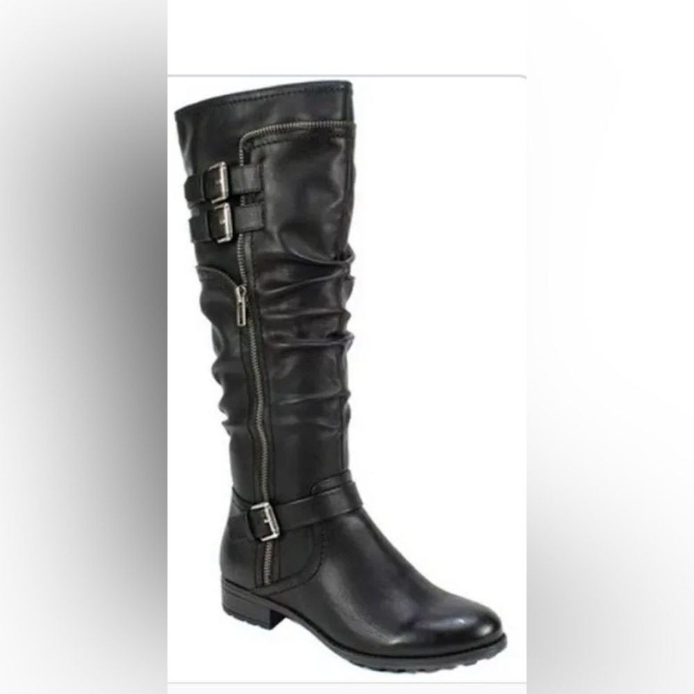Women's Black Knee-High Boots